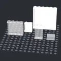 Bộ mô hình tấm gạch LEGO (LEGO Panel Brick) thiết kế chuẩn 3D - Thumbnail 2