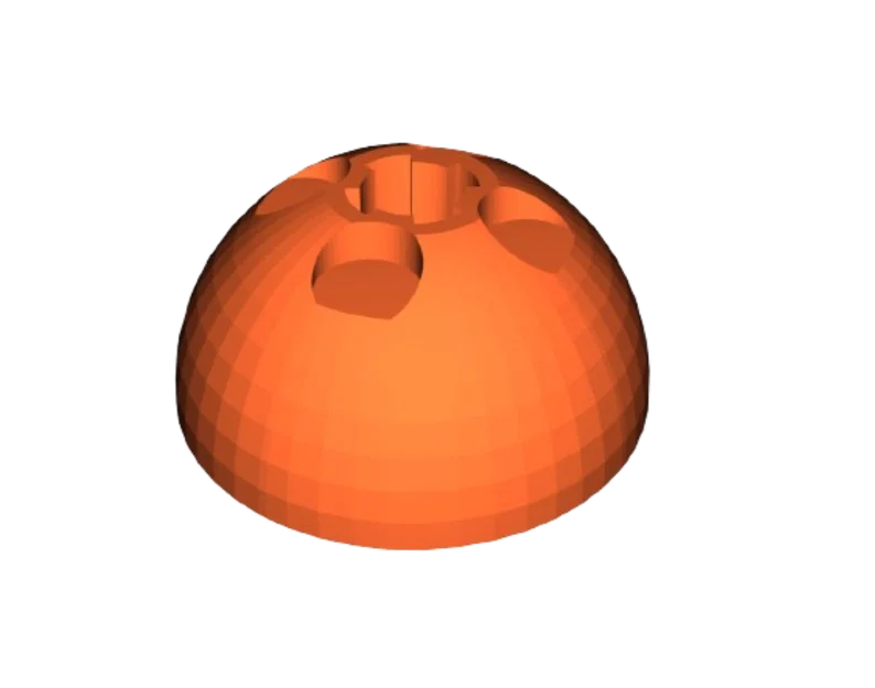 Mô hình gạch LEGO hình vòm (Cylinder LEGO Brick) cho máy in 3D - Image 1