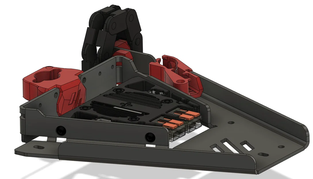 Giá đỡ quạt bed Kirigami (Kirigami Bed Fan Mount) cho Voron V0 - Image 1