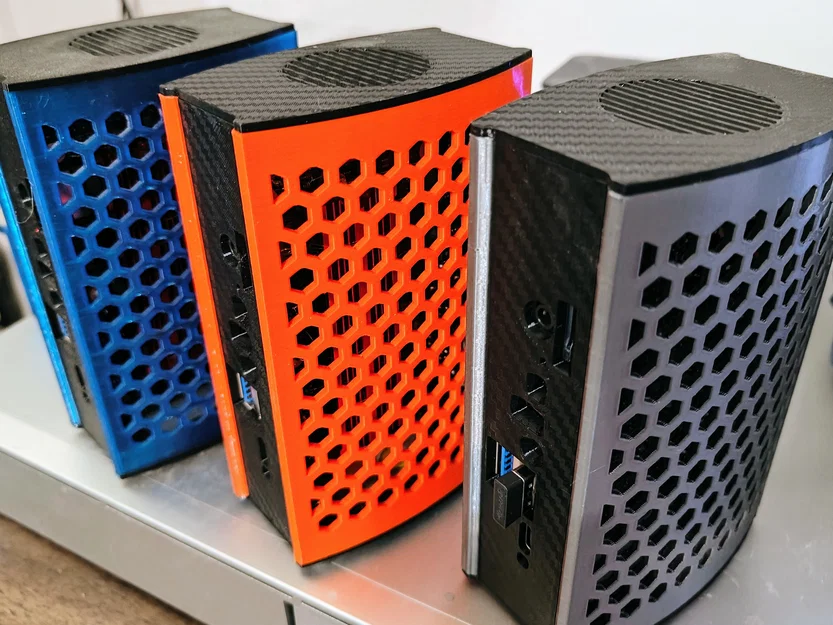 Vỏ tháp Orange Pi 5 Plus – Tower Case Version 2 - Image 1