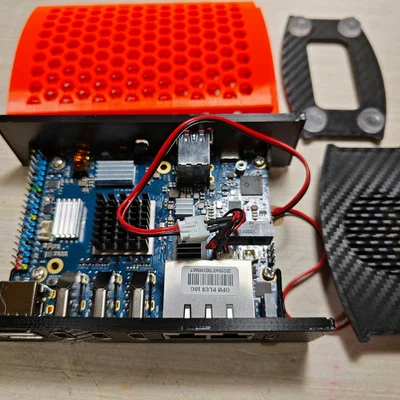 Vỏ tháp Orange Pi 5 Plus – Tower Case Version 2