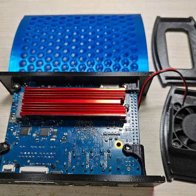 Vỏ tháp Orange Pi 5 Plus – Tower Case Version 2