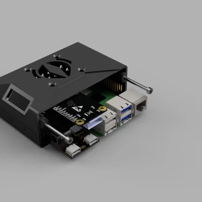 Vỏ PiKVM Case cho Raspberry Pi 4