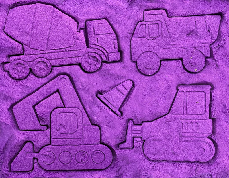 Khuôn Đúc Cát Hình Xe Công Trình Cho Bé - Image 1