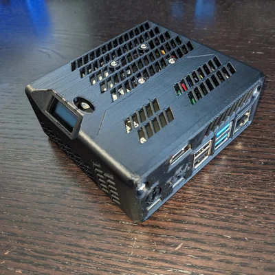 Case PiKVM V2 cho board Geekworm C790 kèm audio