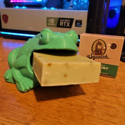 Khay đựng xà phòng 3D hình ếch Bullfrog độc đáo cho phòng tắm