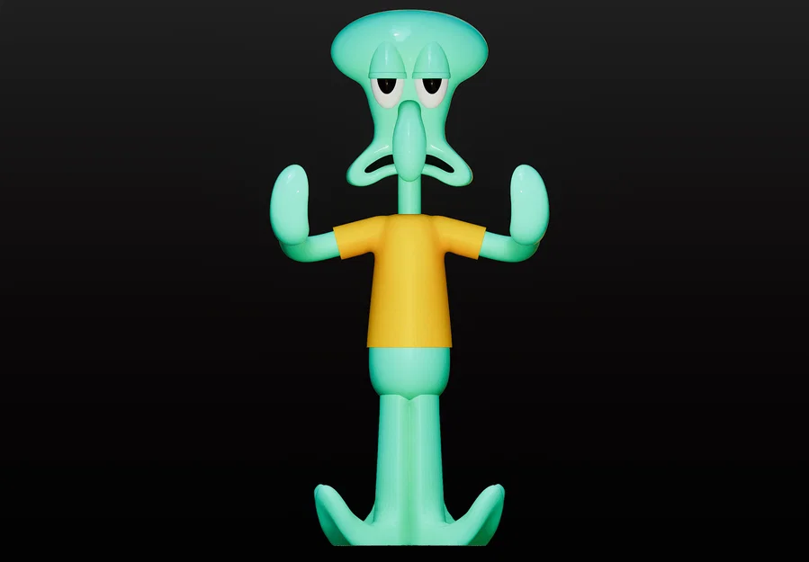 Mô hình 3D Squidward đáng yêu từ SpongeBob cho người hâm mộ - Image 1