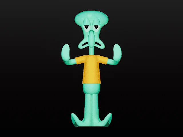 Mô hình 3D Squidward đáng yêu từ SpongeBob cho người hâm mộ - Image 2