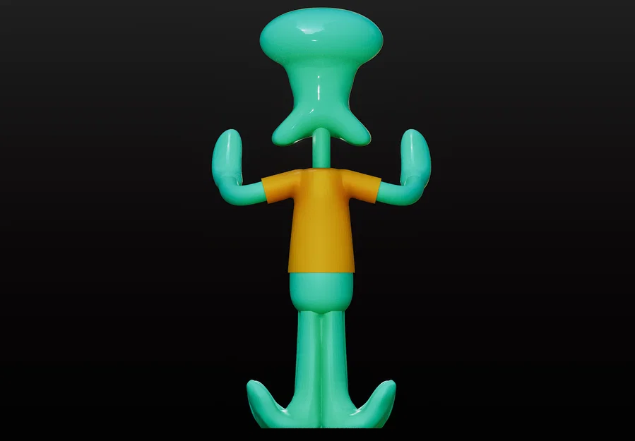 Mô hình 3D Squidward đáng yêu từ SpongeBob cho người hâm mộ - Image 3
