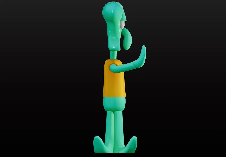 Mô hình 3D Squidward đáng yêu từ SpongeBob cho người hâm mộ - Image 4