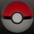Mô hình Pokeball (Bóng Pokémon) đẹp mắt cho máy in 3D - Thumbnail 1