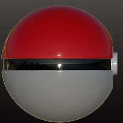 Mô hình Pokeball (Bóng Pokémon) đẹp mắt cho máy in 3D