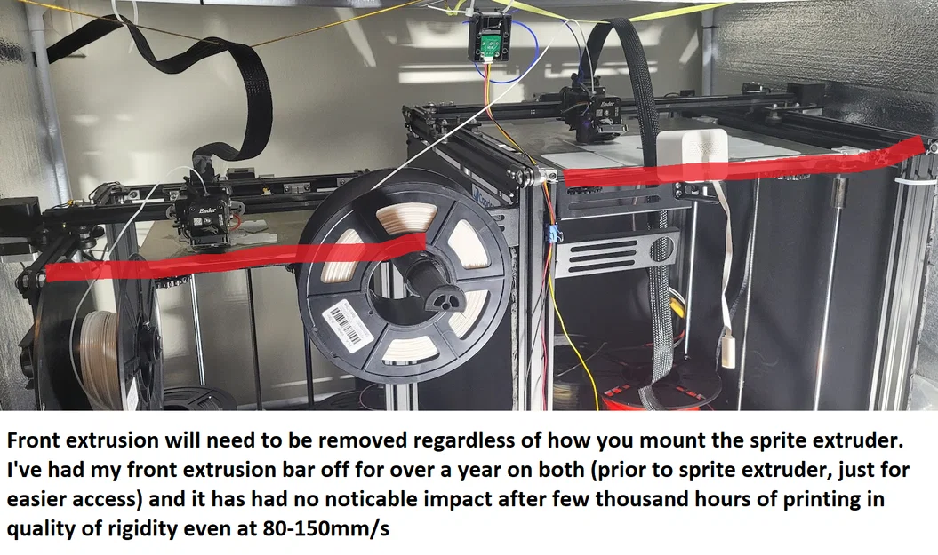 Tấm adapter plate Sprite Extruder đơn giản cho Ender 5/Pro/Plus - Image 2