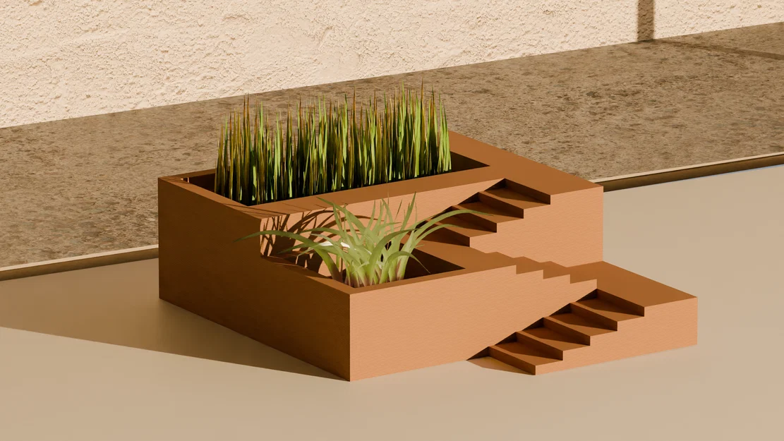 Chậu cây Double Ladder - Trang trí nhà cửa - Image 1