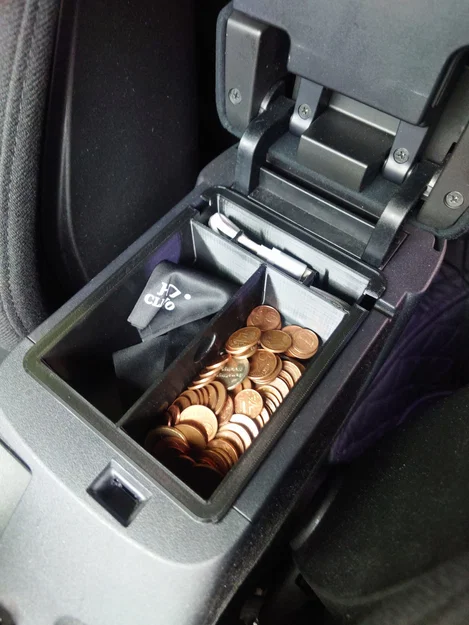Mitsubishi Lancer X Armrest Organizer - Image 1