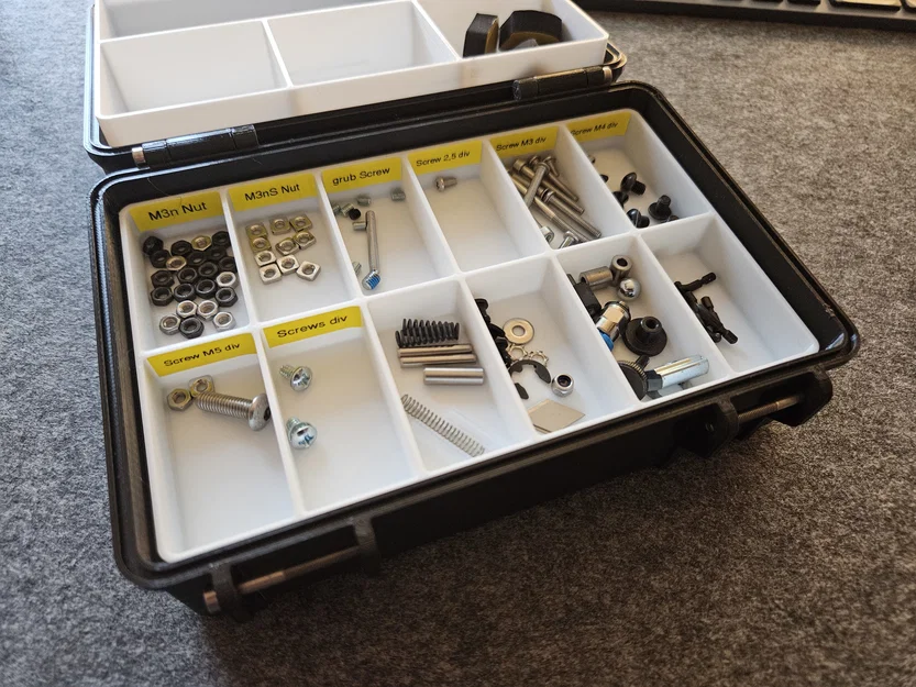 Prusa (Tools) Rugged Box Inserts cho Spare Parts - Image 1