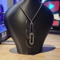 Tượng Bust treo dây chuyền (Necklace Holder Bust) - Thumbnail 2