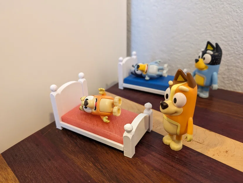 Giường Bluey & Bingo (khung giường và nệm) - Image 4