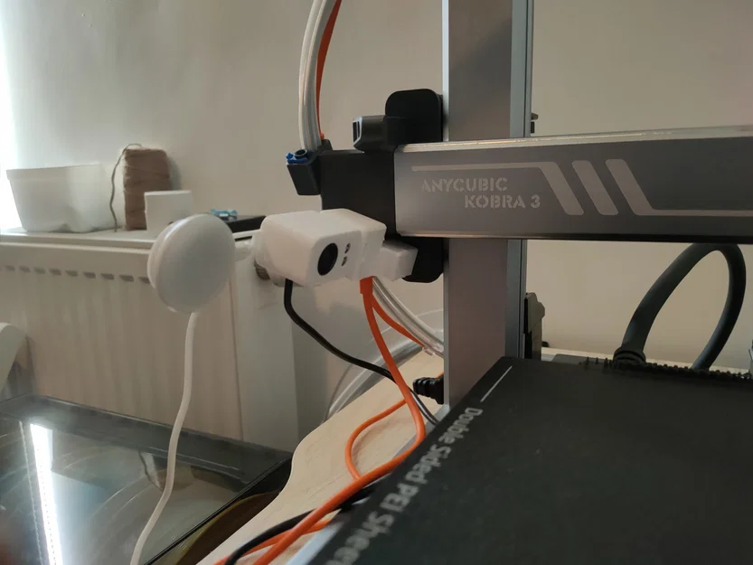 Giá đỡ đèn LED tích hợp cho Camera trên Anycubic Kobra 3 - Image 1