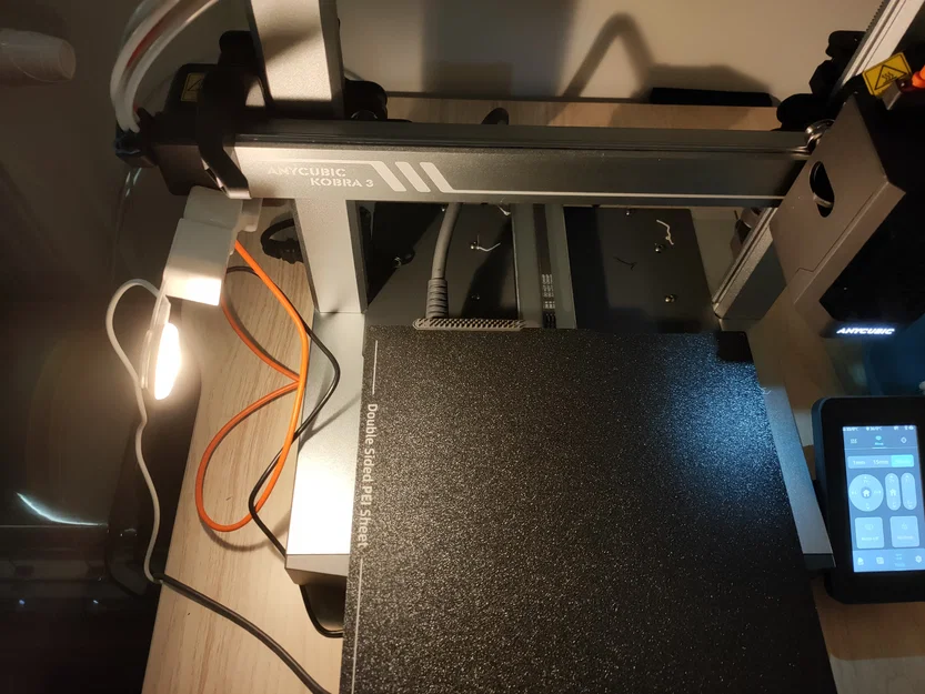 Giá đỡ đèn LED tích hợp cho Camera trên Anycubic Kobra 3 - Image 4