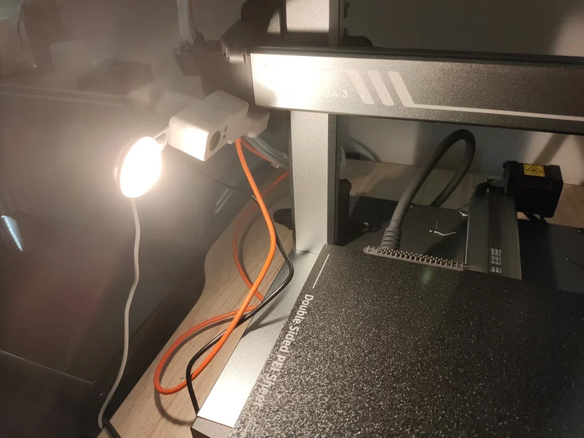 Giá đỡ đèn LED tích hợp cho Camera trên Anycubic Kobra 3 - Image 5