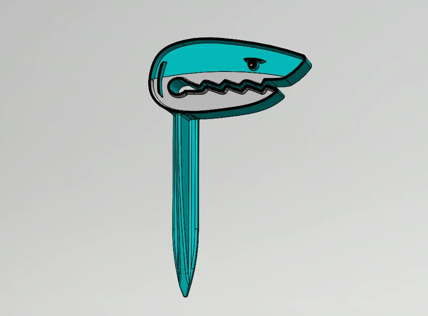 Kẹp Khăn Biển (Beach Towel Clip) Croc & Shark - Image 4