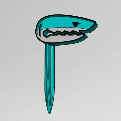 Kẹp Khăn Biển (Beach Towel Clip) Croc & Shark