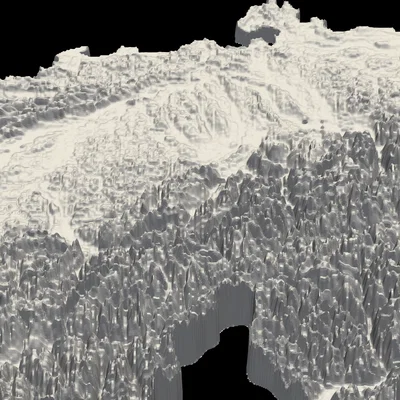 Bản Đồ Relief 3D Địa Hình Thụy Sĩ (Switzerland) - Topographical Map