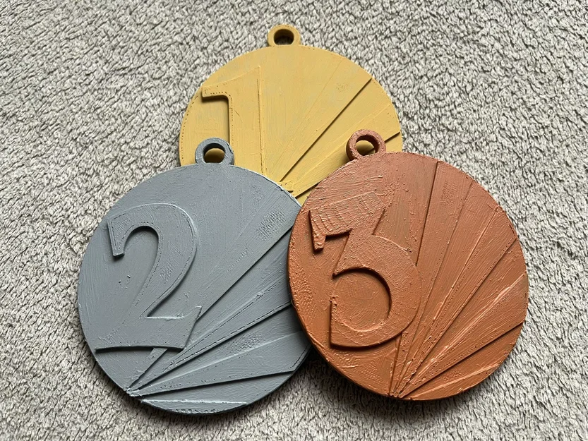 Huy chương Medajle 1. 2. 3. misto (1st, 2st, 3st) - medal, medals - Image 5