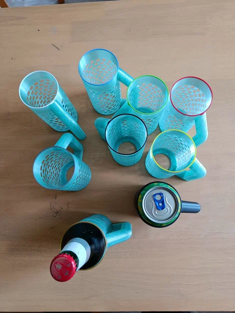 Mug/Holder cho chai hoặc lon bia (beer bottle/can) - Image 2