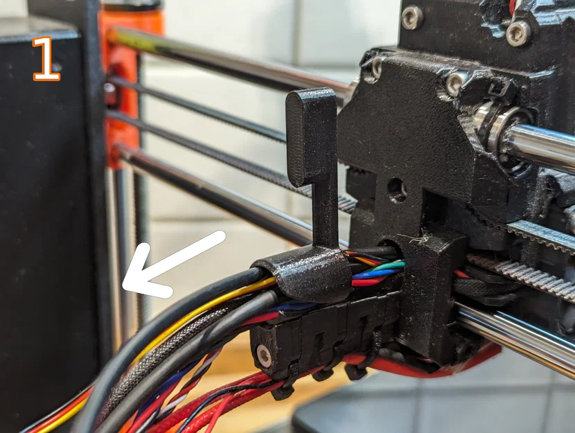 Tool luồn cáp vào ống bọc vải (Textile Sleeves) - Prusa MK3/s/+ - Image 2