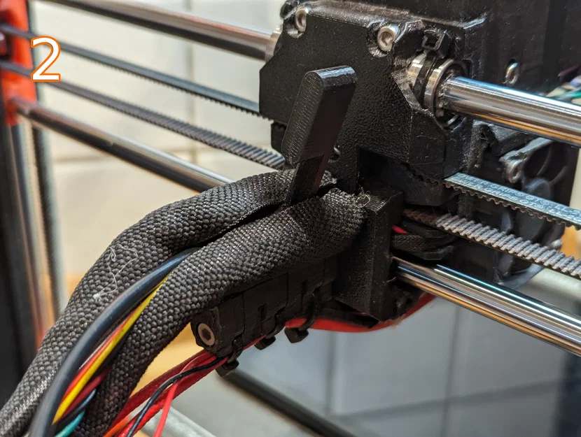 Tool luồn cáp vào ống bọc vải (Textile Sleeves) - Prusa MK3/s/+ - Image 3