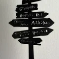 Biển báo chỉ dẫn phong cách Harry Potter treo tường ấn tượng - Thumbnail 2