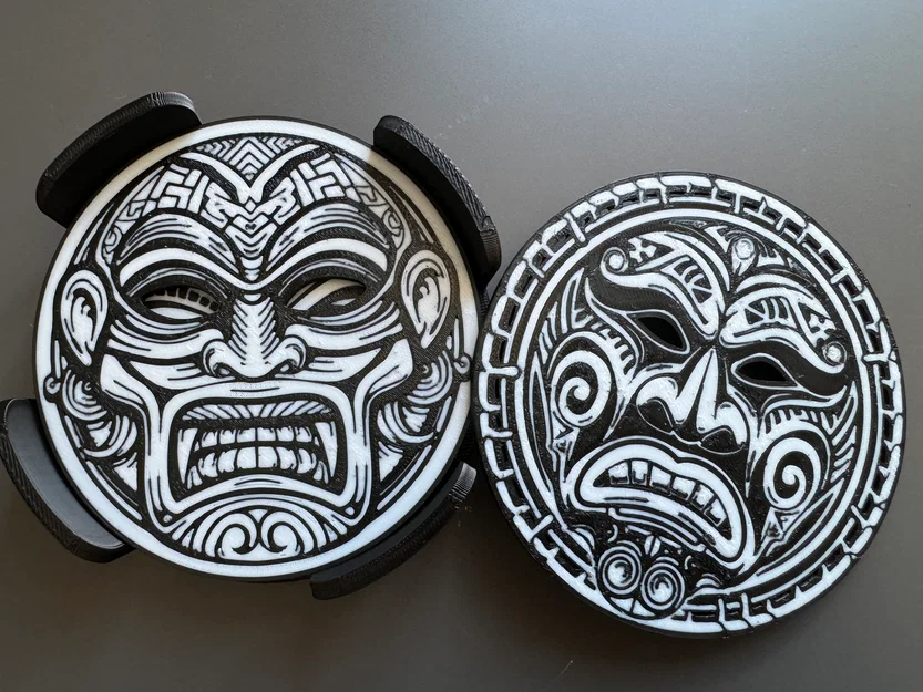 Bộ lót ly Maori (Maori Coaster Set) - Image 1