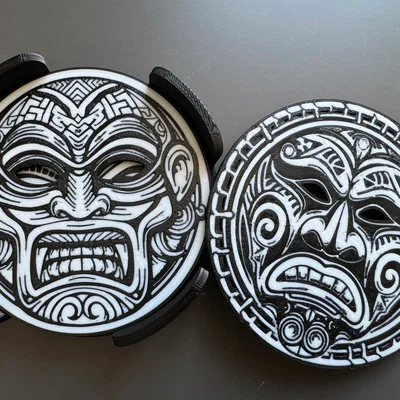 Bộ lót ly Maori (Maori Coaster Set)