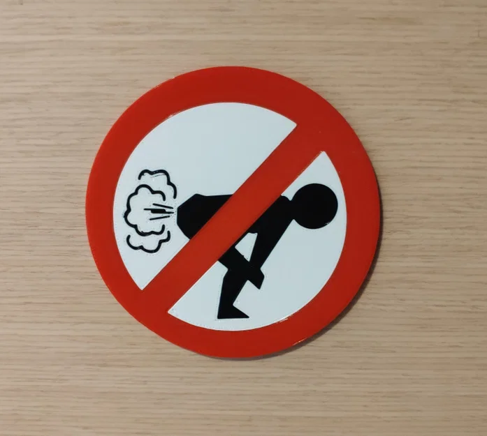 Bảng “No Fart” - sẵn sàng cho MMU - Image 1