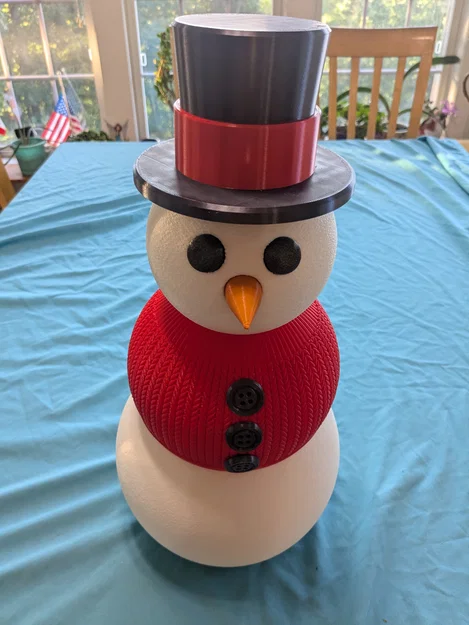 Mũi cà rốt dài cho người tuyết khổng lồ - Mô hình in 3D trang trí - Image 1