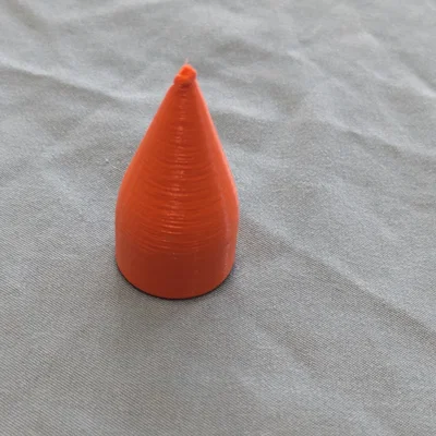 Mũi cà rốt dài cho người tuyết khổng lồ - Mô hình in 3D trang trí