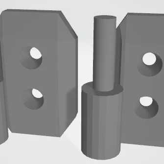 Bản lề nhỏ (Small Hinge V2) - Phụ kiện in 3D tiện dụng