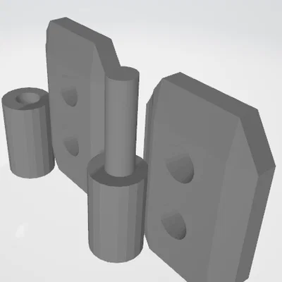 Bản lề nhỏ (Small Hinge V2) - Phụ kiện in 3D tiện dụng