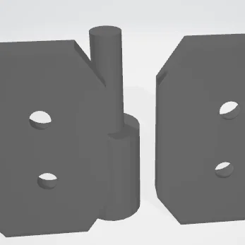 Bản lề nhỏ (Small Hinge V2) - Phụ kiện in 3D tiện dụng