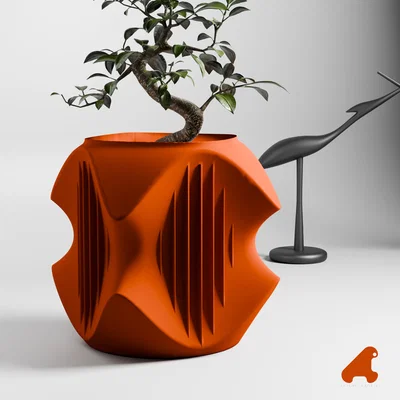 POT POUR PLANTES SHAPELY 2 – Chậu cây dáng bo cong (Vase Mode)