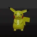 Mô hình Pikachu 3D dễ thương - In ấn Pokémon cực chất tại nhà - Thumbnail 2