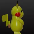 Mô hình Pikachu 3D dễ thương - In ấn Pokémon cực chất tại nhà - Thumbnail 5