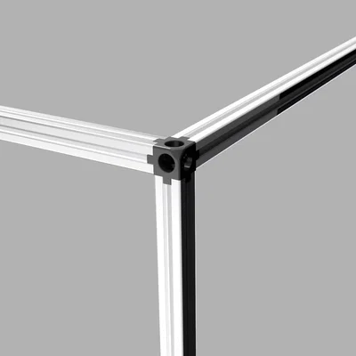 Khớp nối góc 3 chiều cho thanh nhôm định hình 2020