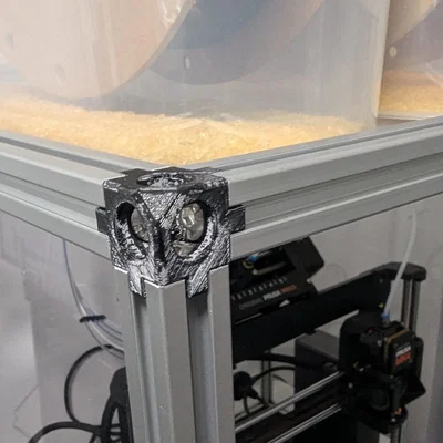 Khớp nối góc 3 chiều cho thanh nhôm định hình 2020