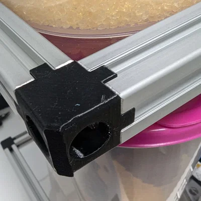 Khớp nối góc 3D cho thanh nhôm định hình 2020 chắc chắn, dễ lắp