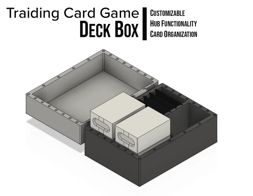 Hộp Bài / Deck Box dạng Hub cho TCG (Card Box Deck Box Hub function) - Image 1