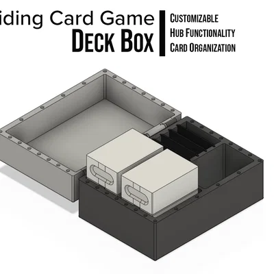 Hộp Bài / Deck Box dạng Hub cho TCG (Card Box Deck Box Hub function)