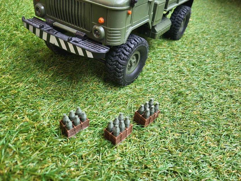 Mô hình thùng đựng chai lọ tỷ lệ 1:16 cho xe tải WPL RC - Image 1